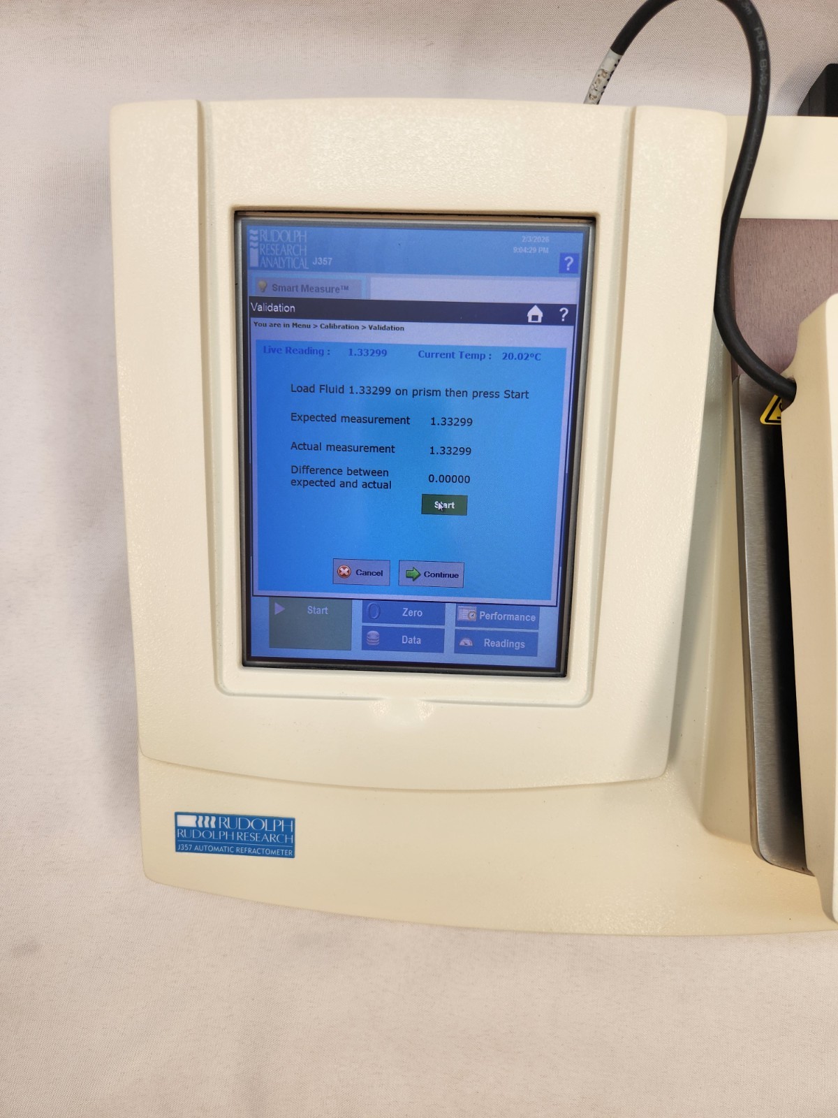 Rudolph Research Analytical J357 Automatic Refractometer J-357, Brix and RI