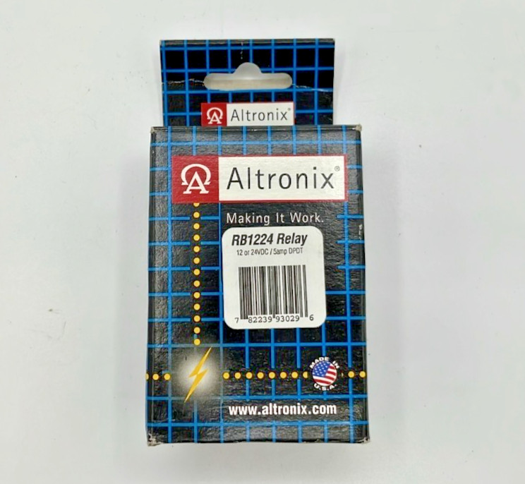 Altronix RB1224 Relay 12/24VDC 5amp DPDT NEW OLD STOCK