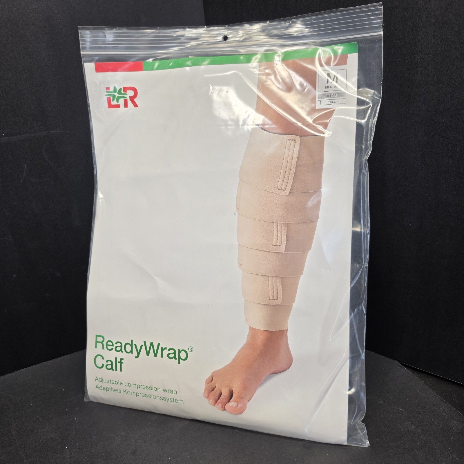 L & R L&R Ready Wrap Calf Compression Beige Tall Med 304 448