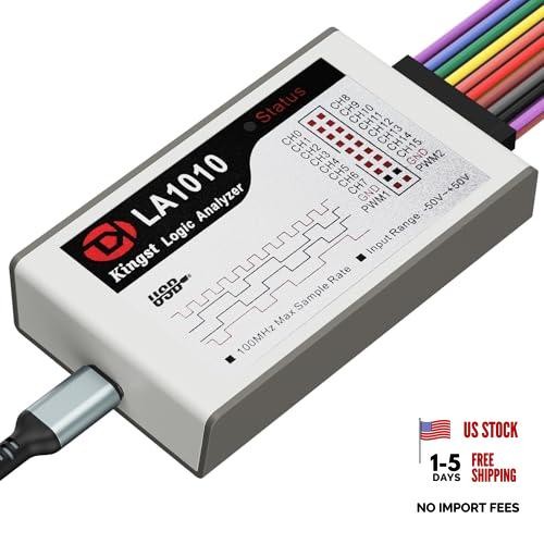 USB Logic Analyzer 16 Input Channels 100MHz with the English PC Software LA1010