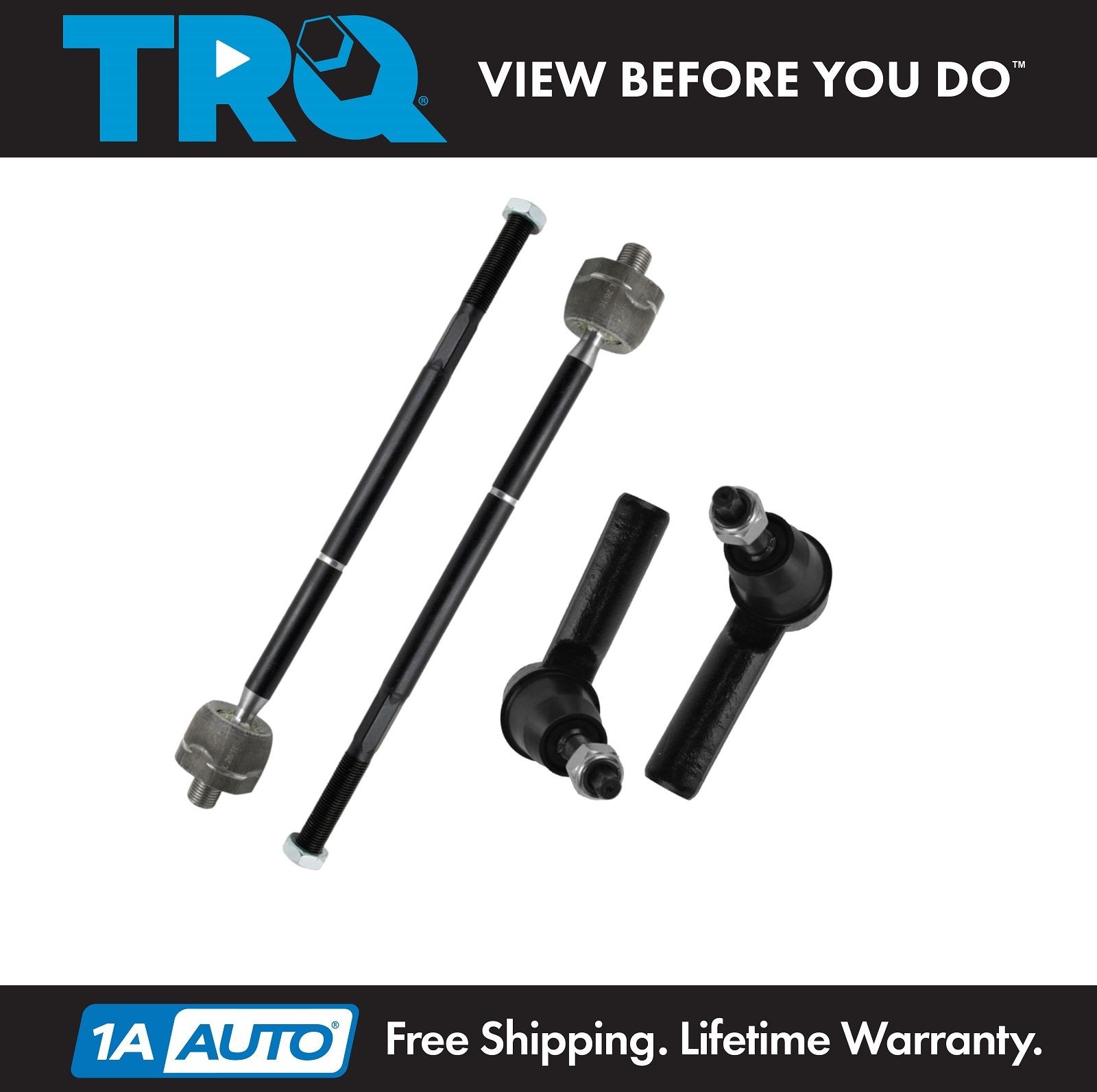 TRQ Tie Rod Set For 2011-2014 Ford Mustang