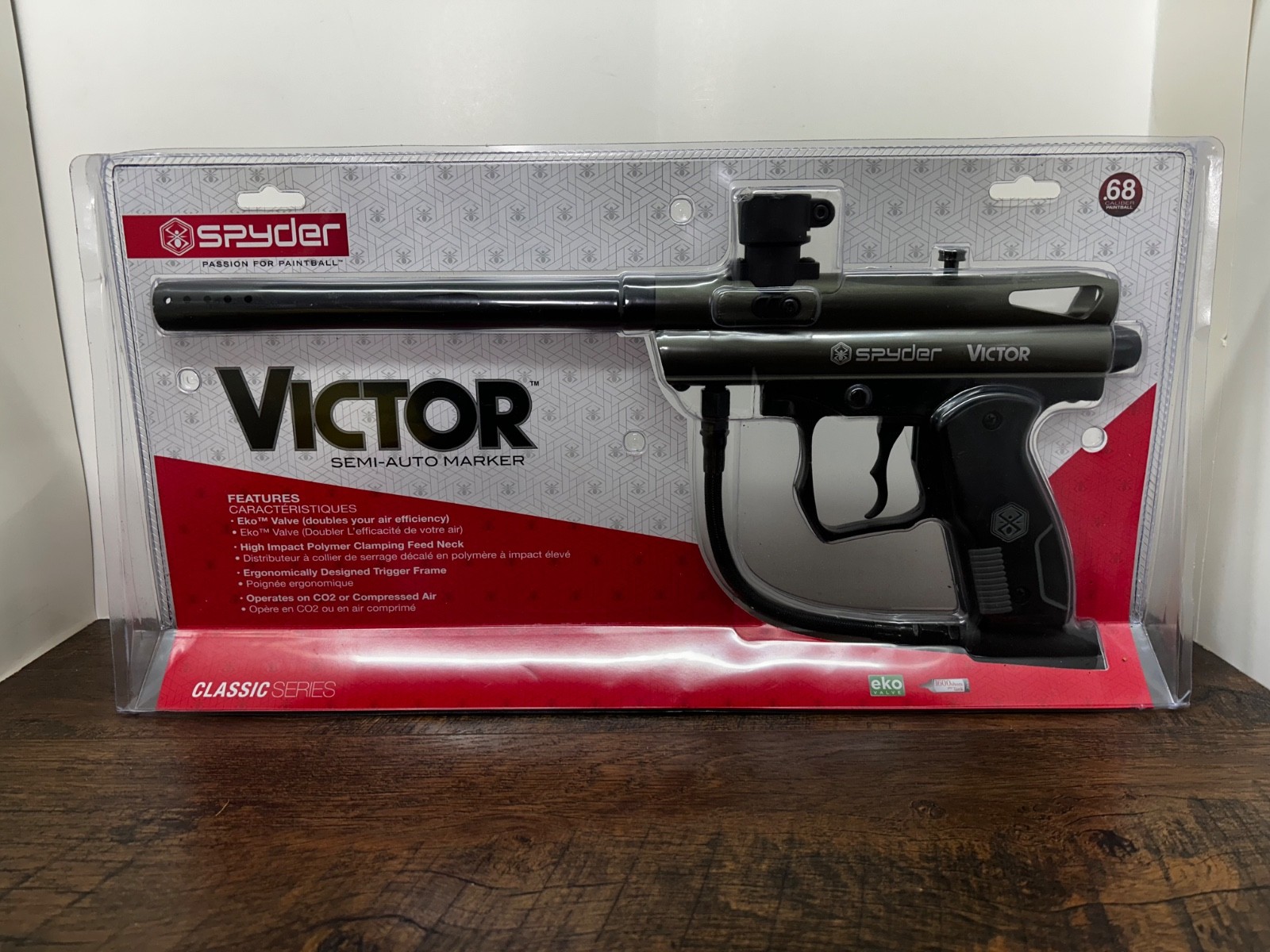 New Kingman Spyder Victor Semi-Auto Paintball Gun - Diamond Black