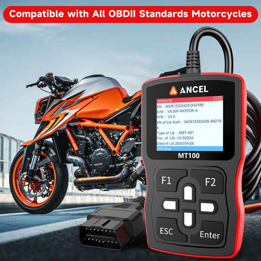 Fit for HONDA SUZUKI Motorcycle Scanner OBD2 Diagnostic Scan Tool Code Reader