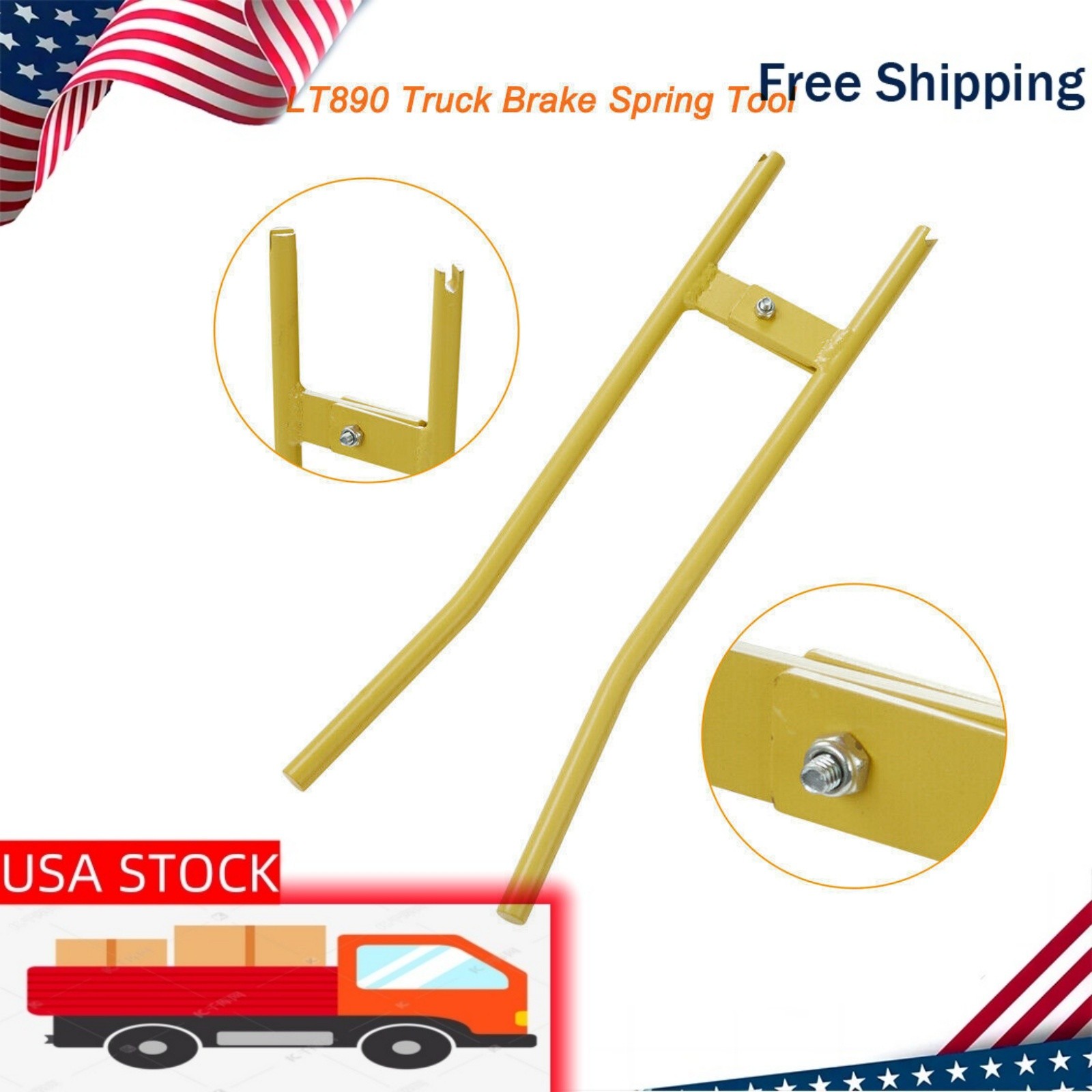 💫Heavy Truck Brake Spring Tool LT890 Anchor Spring Installer Adjustable Tool