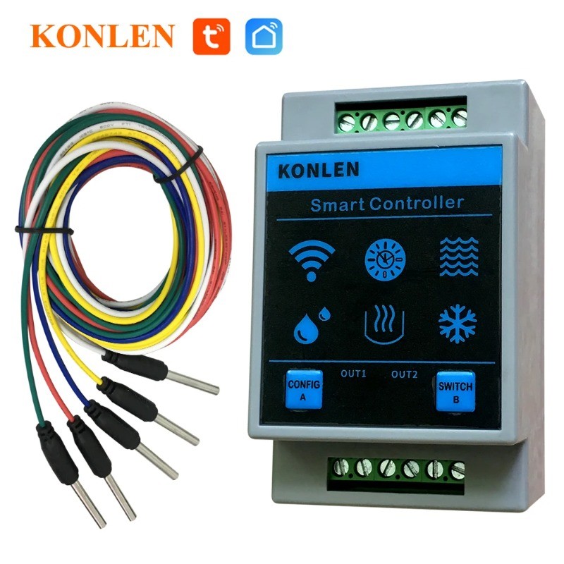 Tuya Water Level Sensor WIFI Smart Home Leakage Flood Alarm Controller