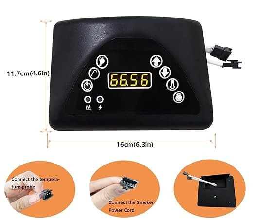 Digital Control Panel for masterbuilt, with LED 9907190002, black