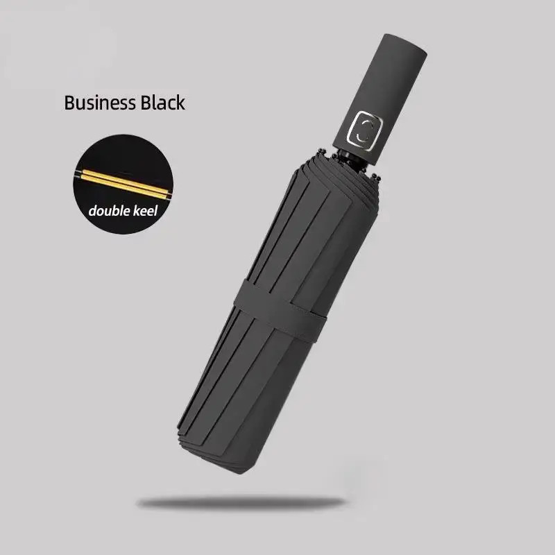 Automatic Folding Umbrella 16 Bone Windproof UV Protection Lightweight