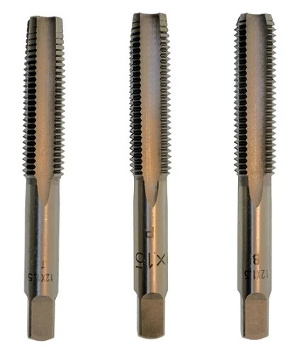 Alfa Tools CSMTS70811 3mm - 0.60mm Carbon Steel Metric Hand Tap Set,