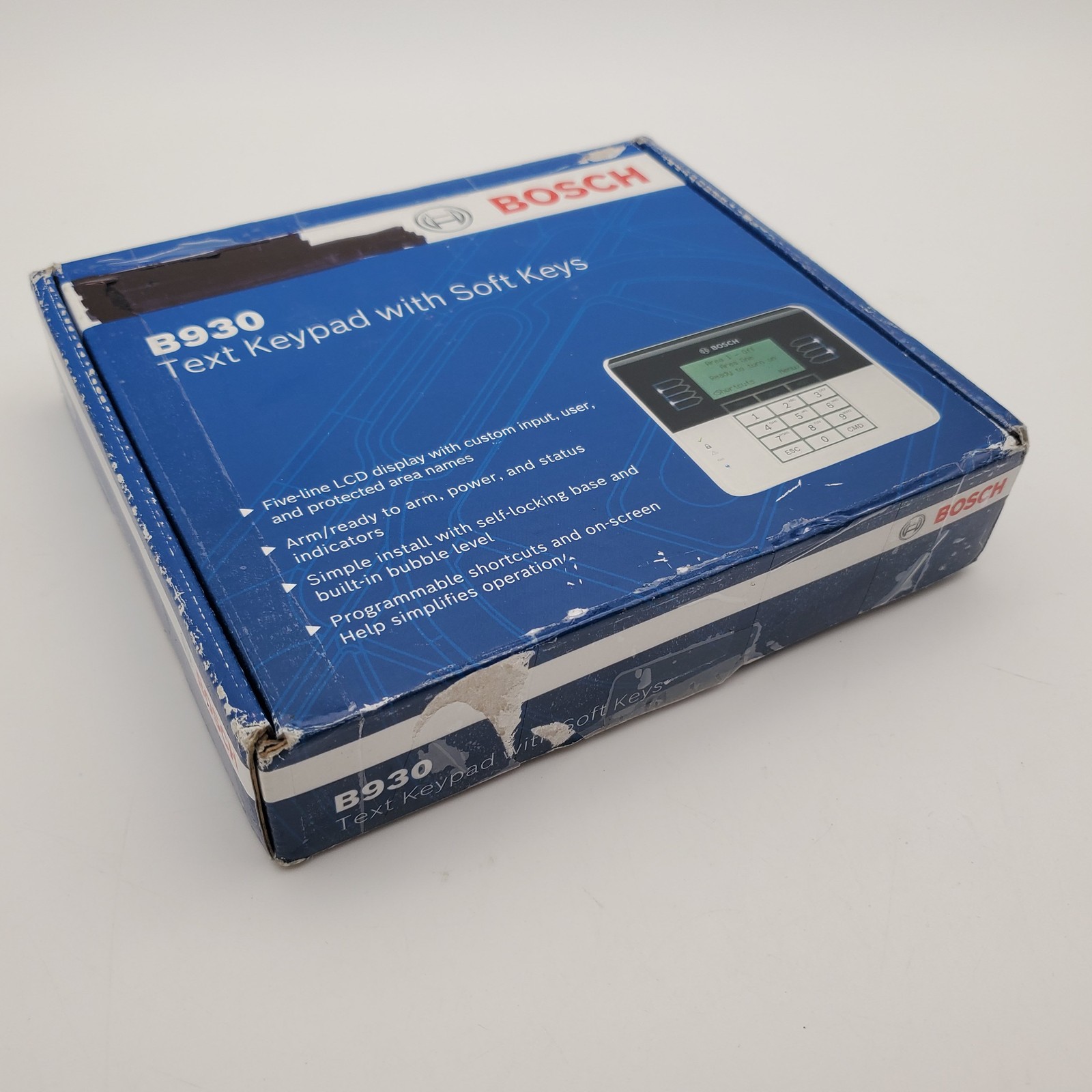 Bosch B930 Text Keypad with Soft Keys - Sealed Worn Box