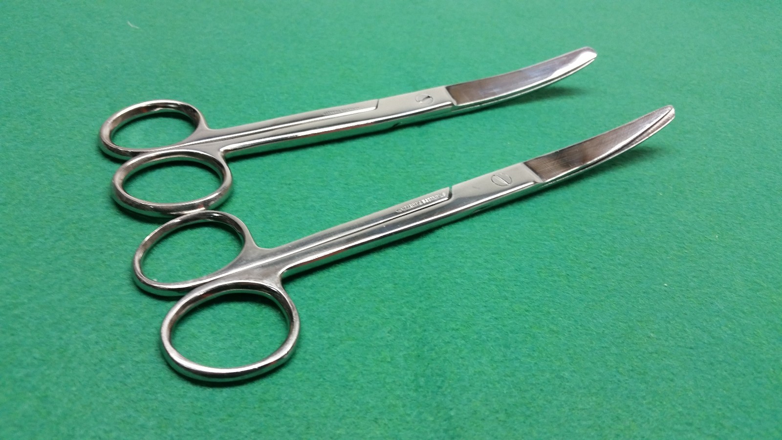 12 PCS OPERATING DISSECTING SCISSORS 6.5'' SH/BL+BL/BL CVD SURGICAL INSTRUMENTS