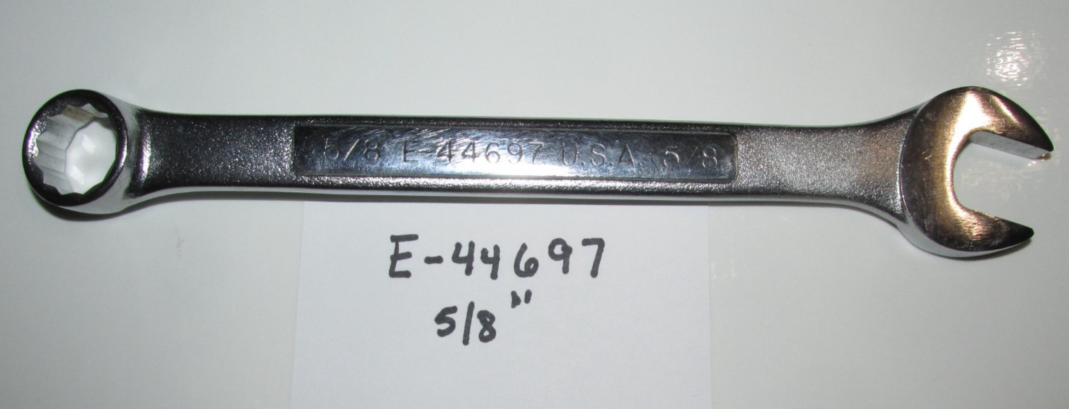 Craftsman Combination SAE, 12 Point Wrench E 44697, 5/8"