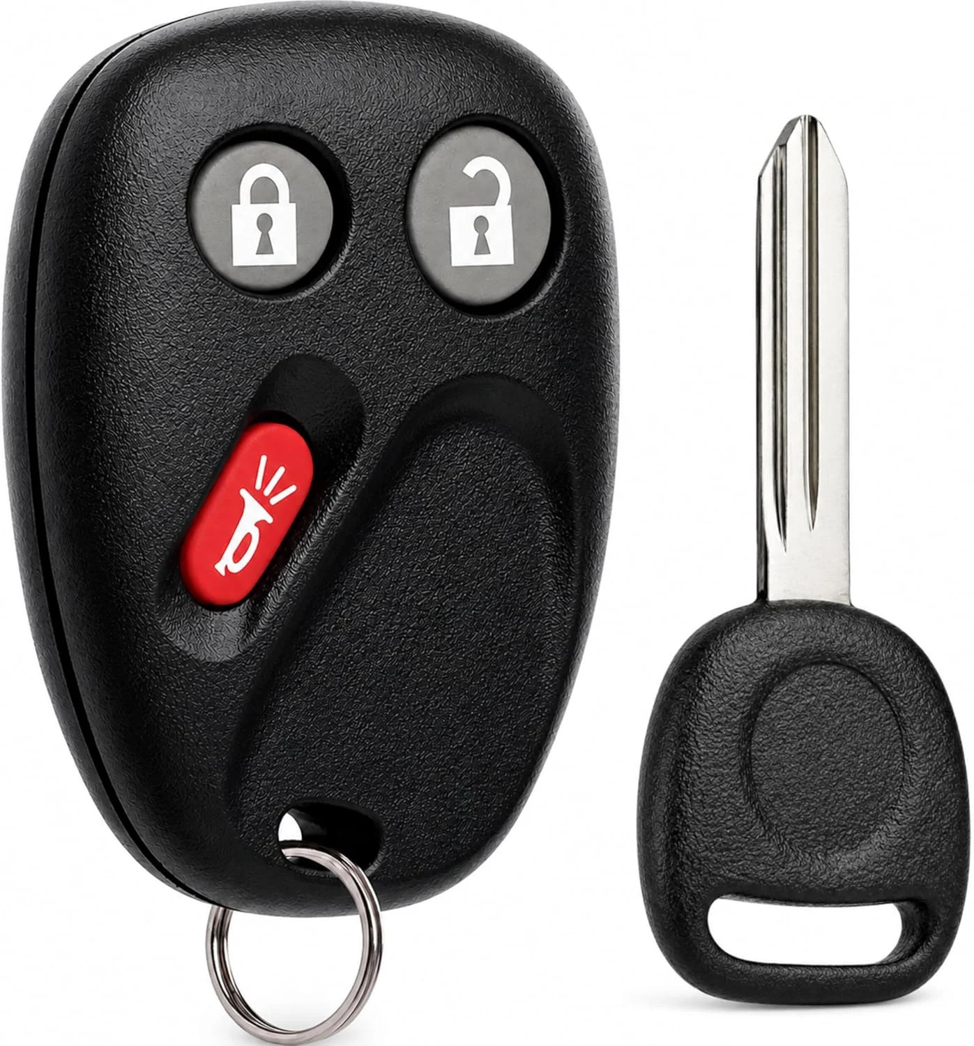 Key Fob Keyless Entry Remote with Ignition Key fits 2003-2006 Chevy Avalanche