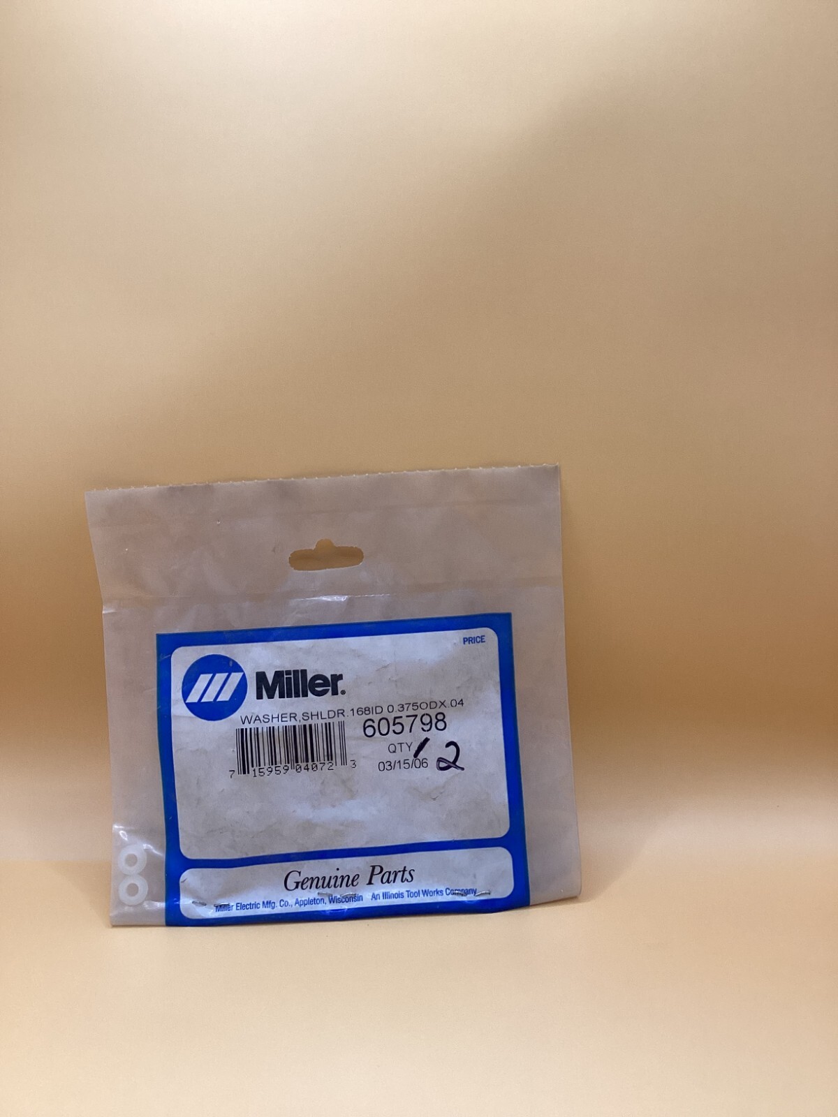 Miller Electric  Old Stock # 605854 /  New Stock # 152740 Pack of 2