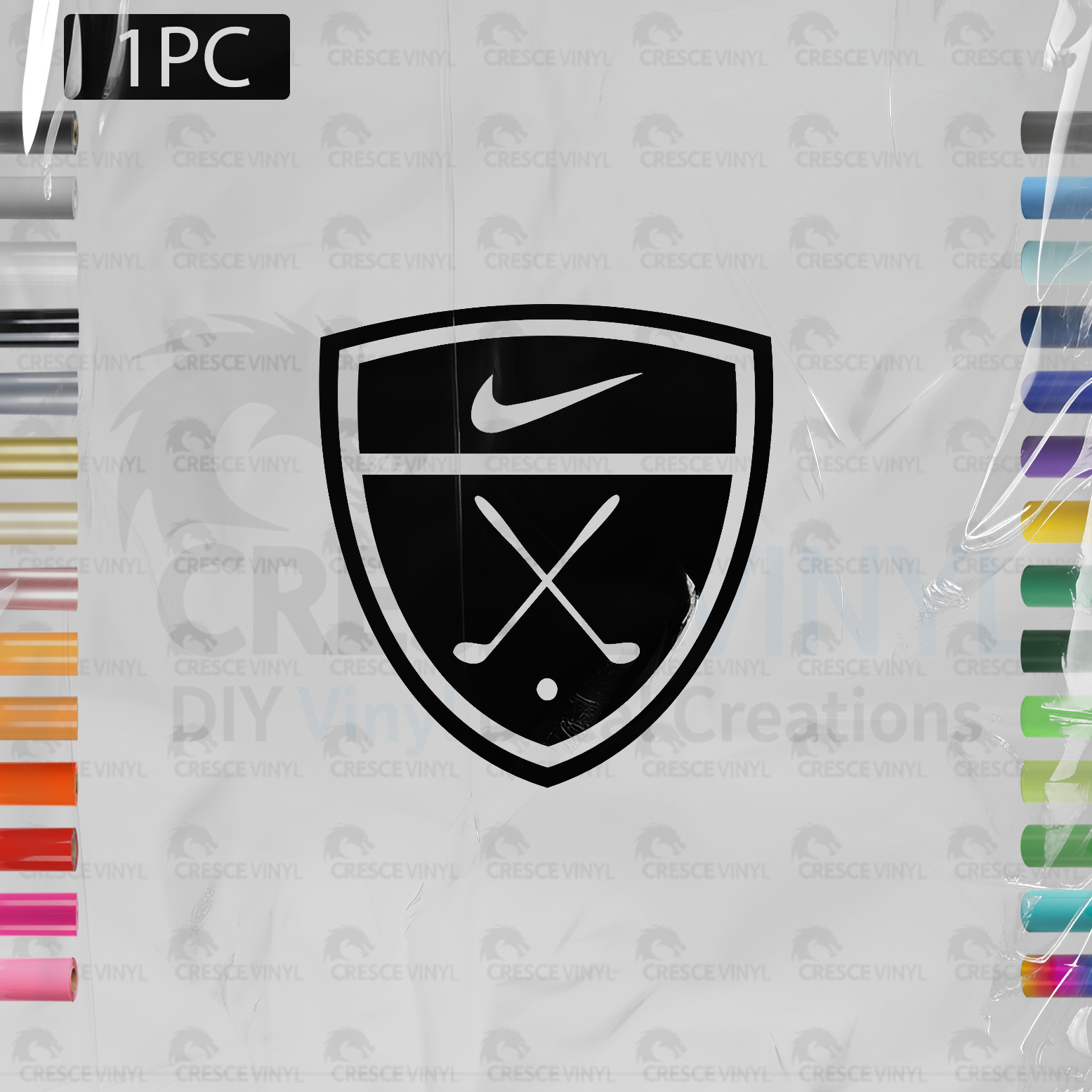 Nike Crest Ready to Apply DIY Made to Order Iron On Custom Vinyl Decal HTV