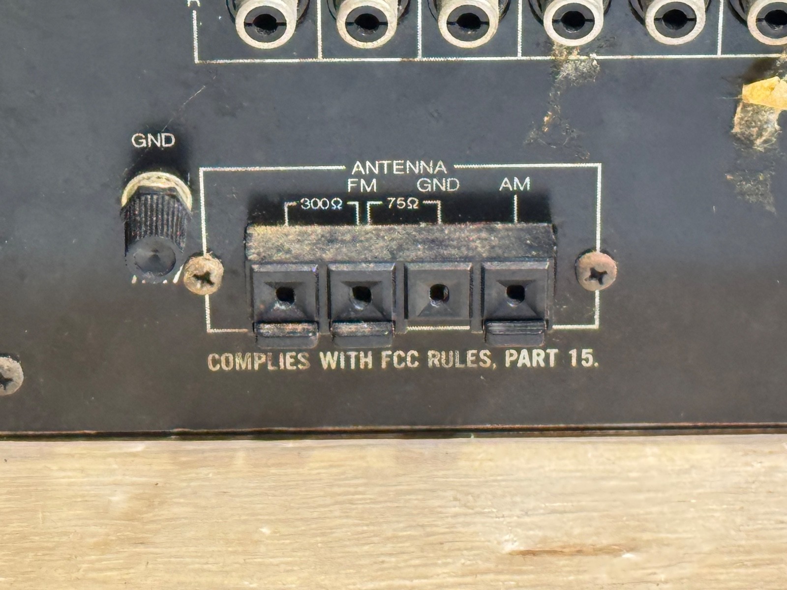 MCS Modular Component Systems AM/FM Tuner Stereo Receiver Model 3265 Sold AS-IS