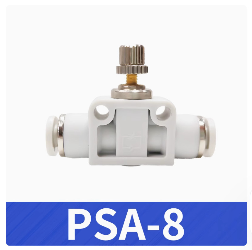 1PC NEW AirTac Through speed regulating valve PSA-8 #LL