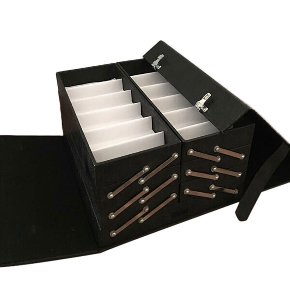 48 Pairs Foldable Multicase Sunglass Eyeglasses Suitcase Display Case PU