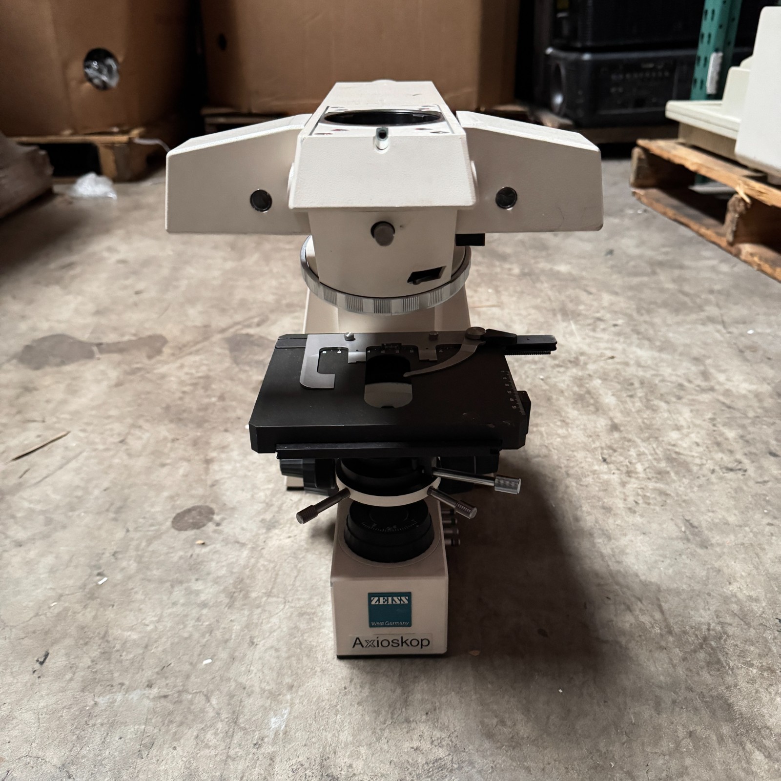 Carl Zeiss Axioskop EL-Einsatz 45 14 85 Laboratory Microscope | Incomplete