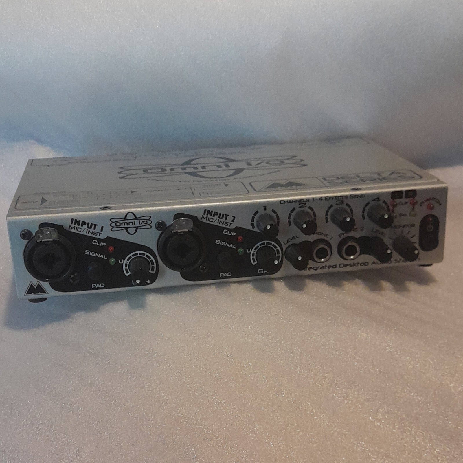 M-Audio Omni I/O Delta Series Desktop USB Audio Interface Phantom Power 2 Mic