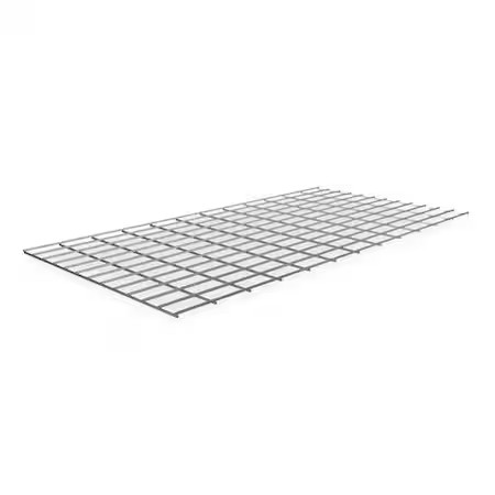 Nashville Wire Ksg2448 Decking, Steel, 48 In W, 24 In D, Gray, Zinc Finish,