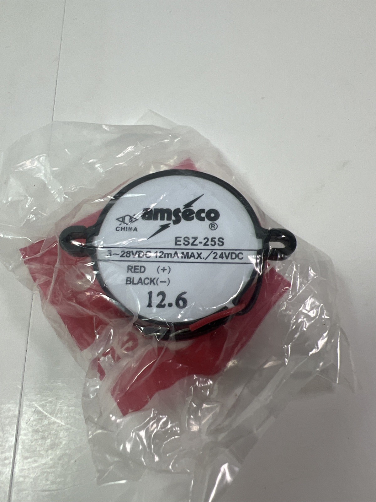 New Amseco ESZ-25S Alarm Bell 12.6 12mA MAX BK06