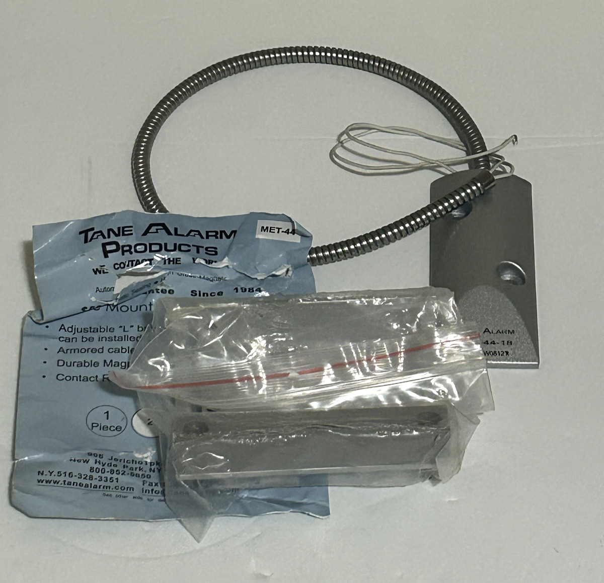 TANE ALARM PRODUCTS MET-44 Heavy-Duty, Surface-Mount Magnetic Contact
