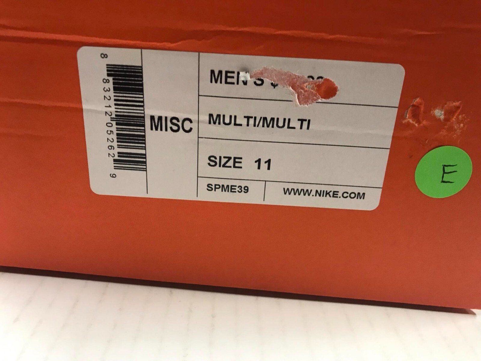 Nike Vapor Running Shoes Orange/Pink/White - Men's Size 11/ Women's Size 12.5