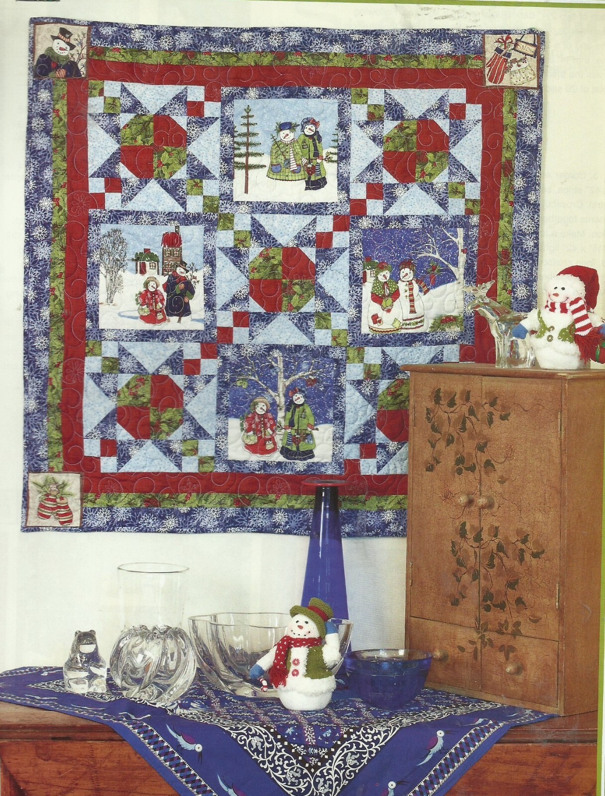 B0487  SNOW CHAIN  QUILT PATTERN/INSTRUCTIONS
