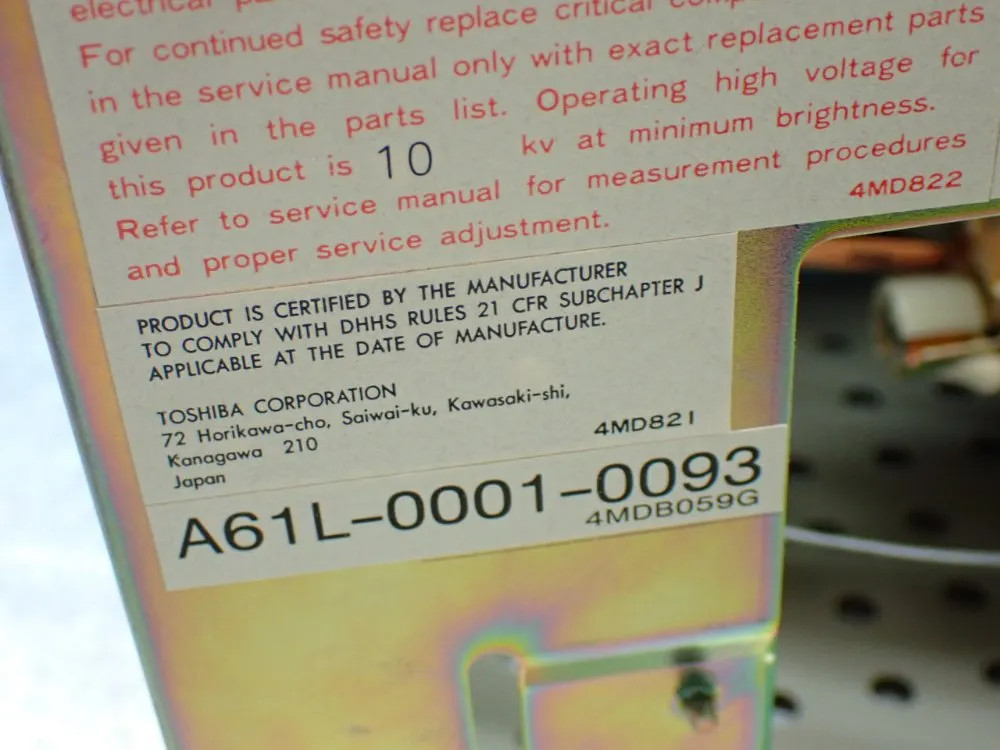 FANUC 9" CRT/MDI UNIT OPERATOR PANEL XA02B-0120-CE51#18M