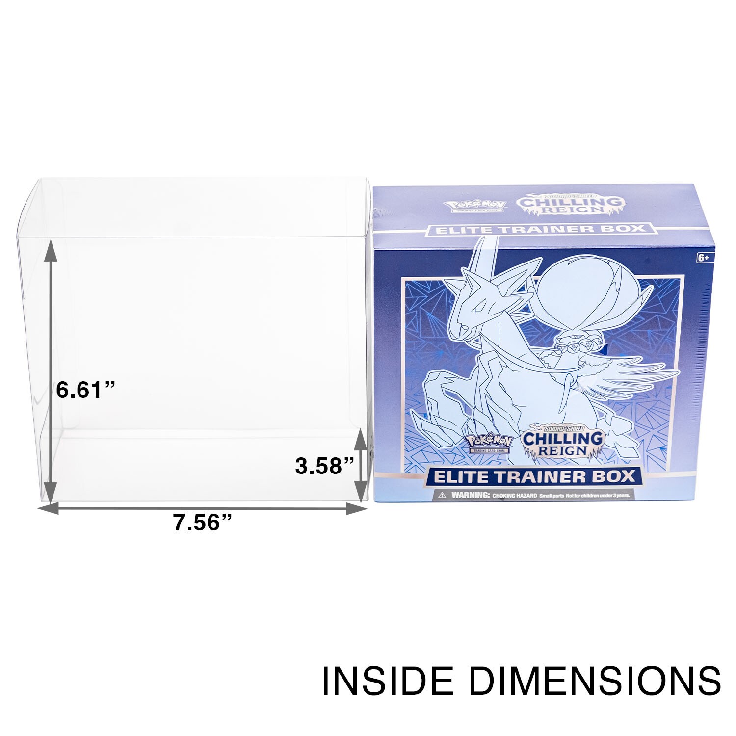 💎10 Pcs Pokemon Elite Trainer Box ETB Plastic Protector Case 0.5mm Thick