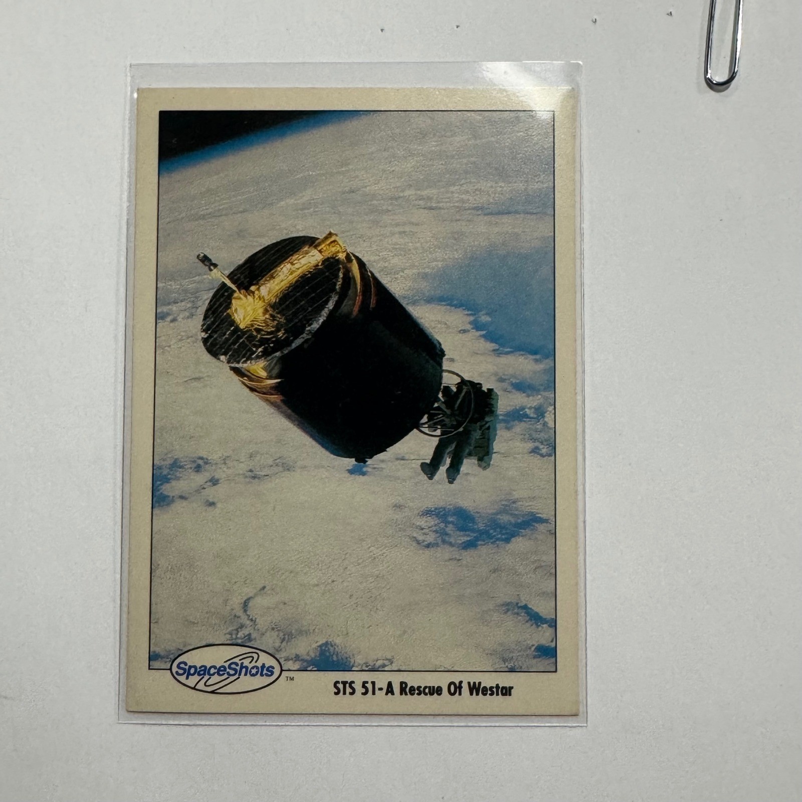 Space Shots Trading Card STS 51-A Rescue Of Westar NASA Astronaut November 1984