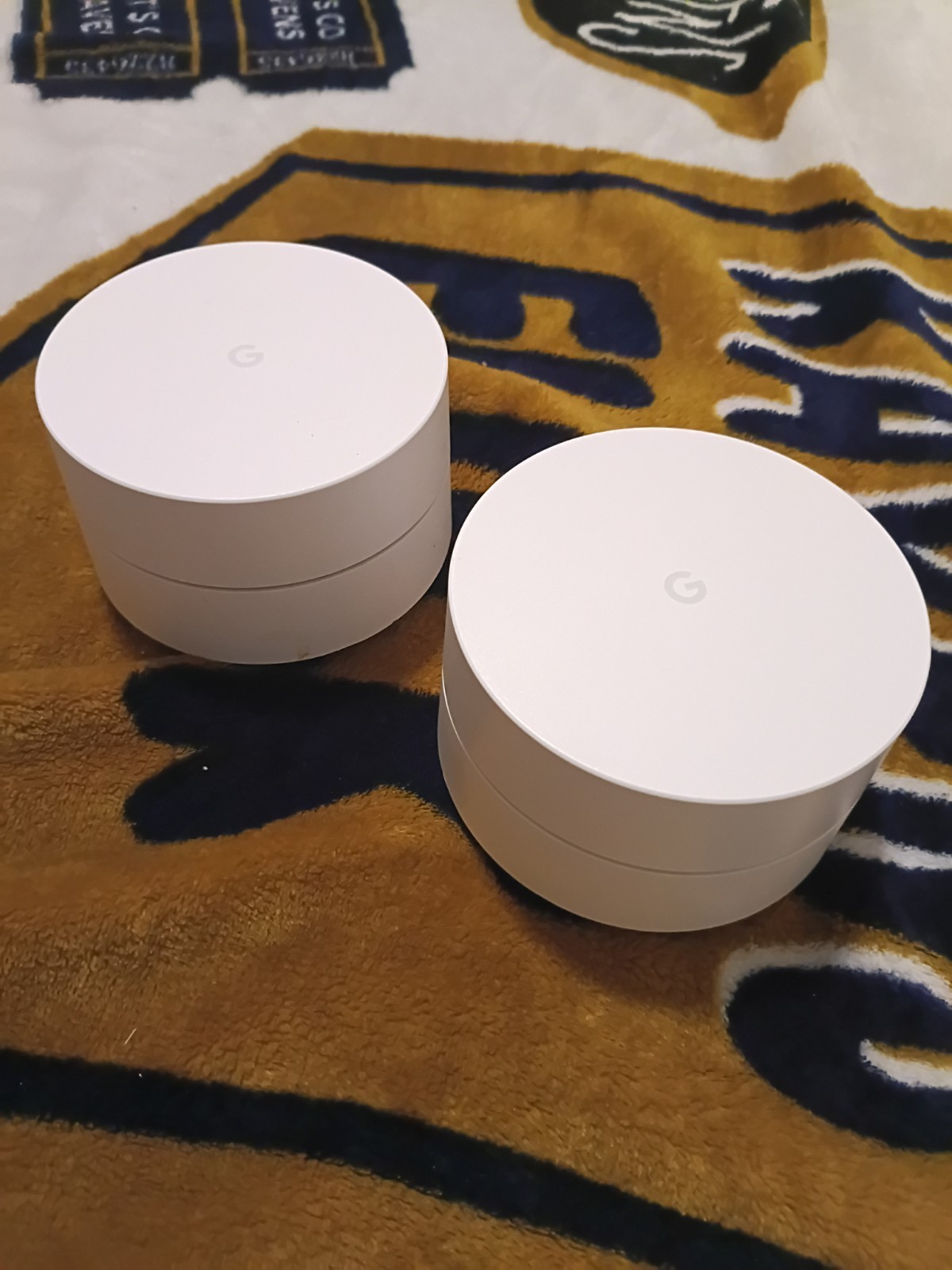Google Wifi Wireless Access Points Set of 2 White Wi-Fi 802.11ac