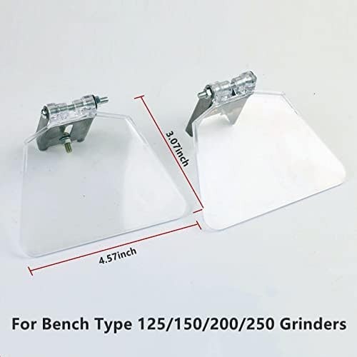 Durable Bench Grinder Eyeshield Replacement Kit - For 125/150/200/250 Grinders