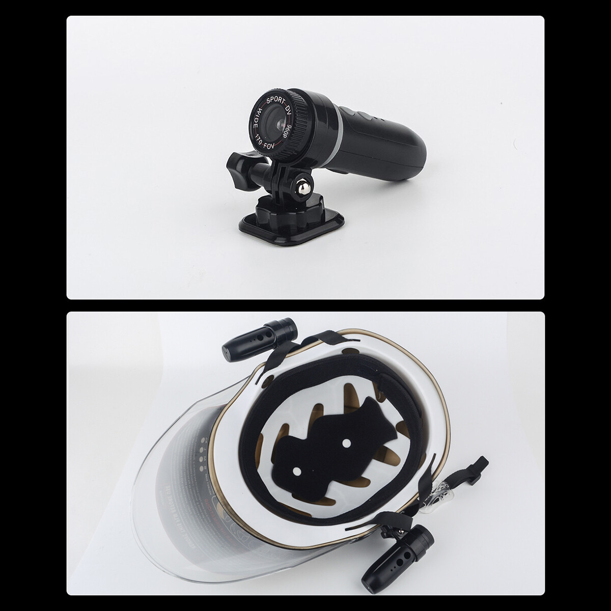Bike Motorcycle Helmet Camera Mini Sports Video Action Camera Outdoor Recorder