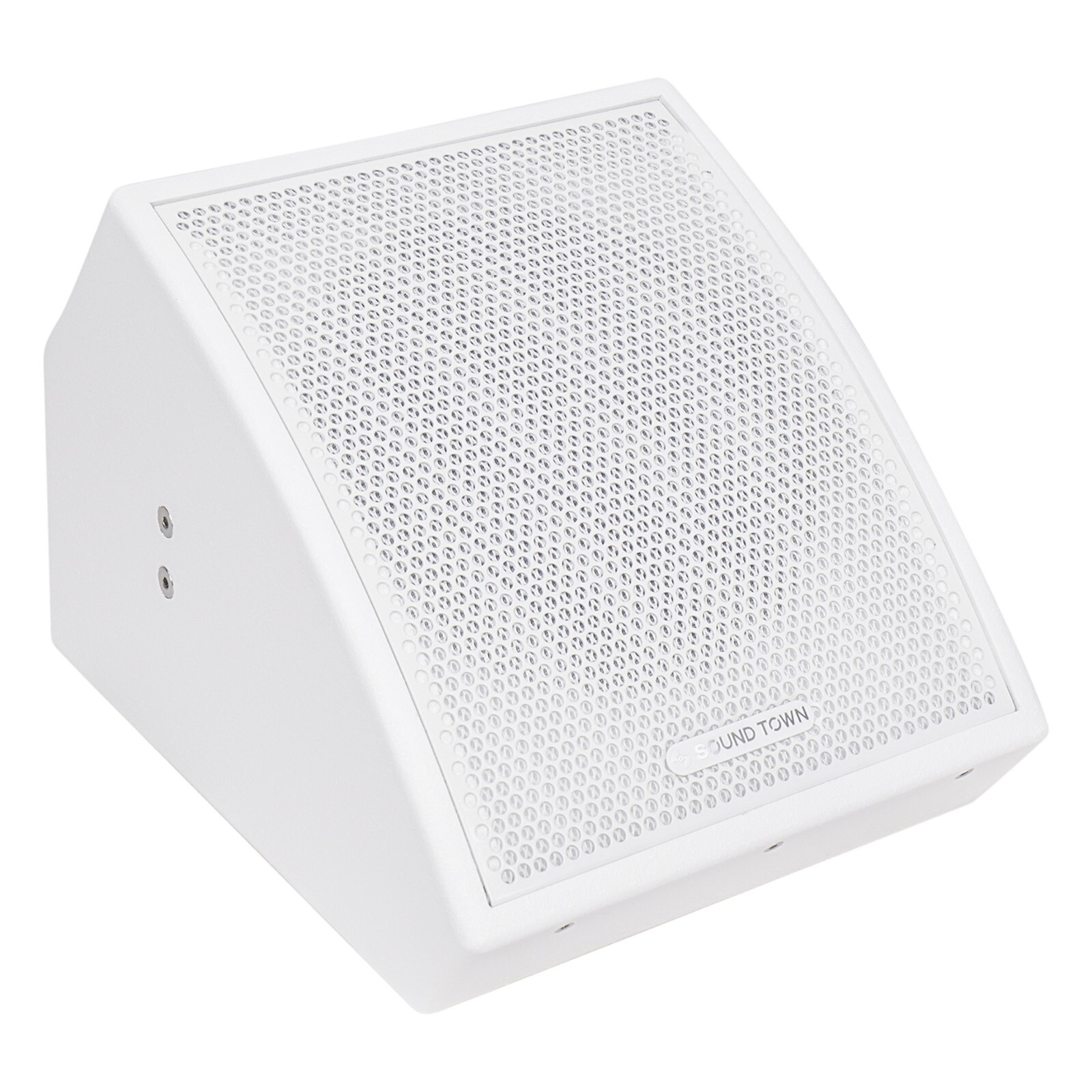 Sound Town 10" Coaxial 2-way Wall-Mountable Monitor Speaker ,White(CARME-U10MW)