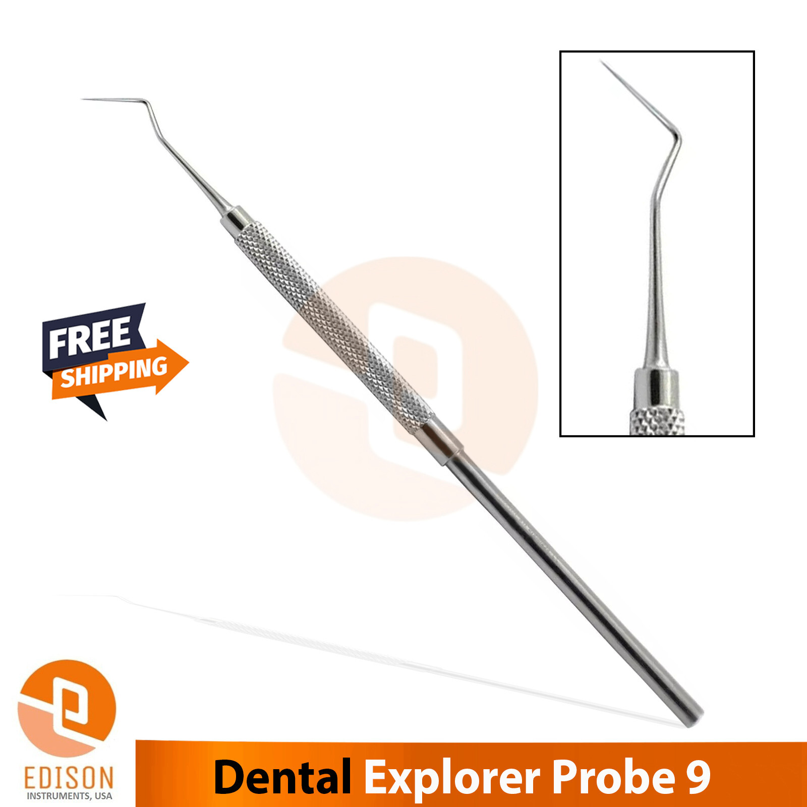 Dental Perio Probe #9 Teeth Cleaning Hygienist Scraper Endodontic Instruments