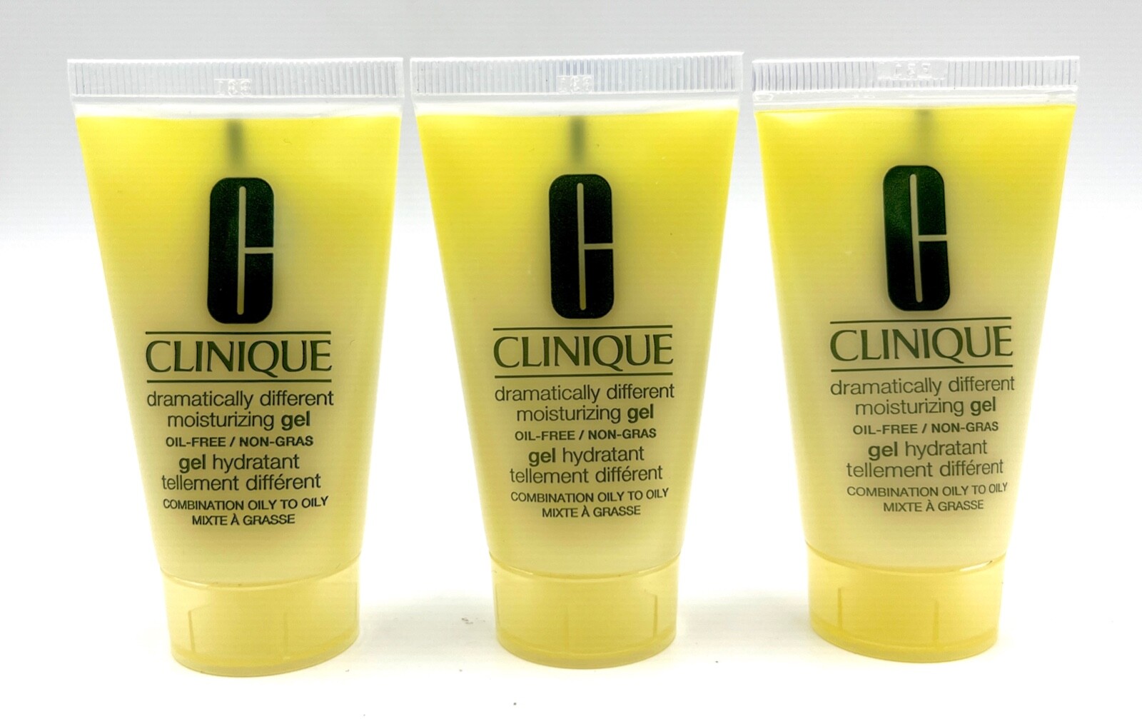3 x Clinique Dramatically Different Moisturizing Gel Oily Skin 1oz *3=3 oz Total