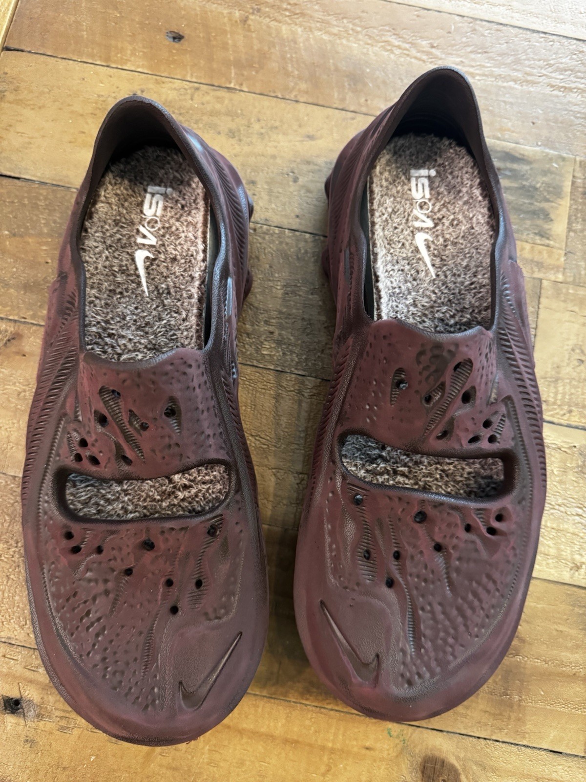 Nike ISPA Universal Earth Brown Slipper Sandals, Size 10 or 7 DM0886-200 crocs