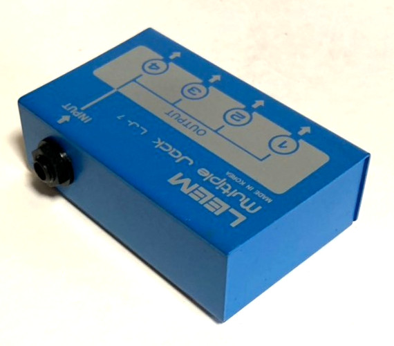 [W/box] LEEM LJ-7 Multiple Jack Convenient conversion box From Japan Free Ship