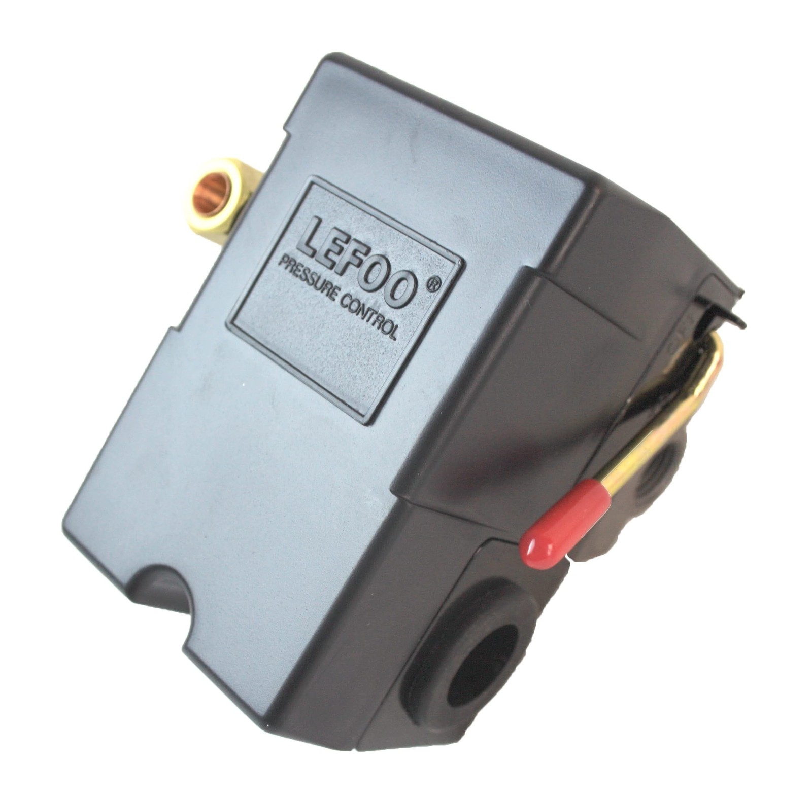 Air Pressure Switch, 4 Ports, 110-150 PSI, 20 Amp, Auto/Off Cut-Out Lever