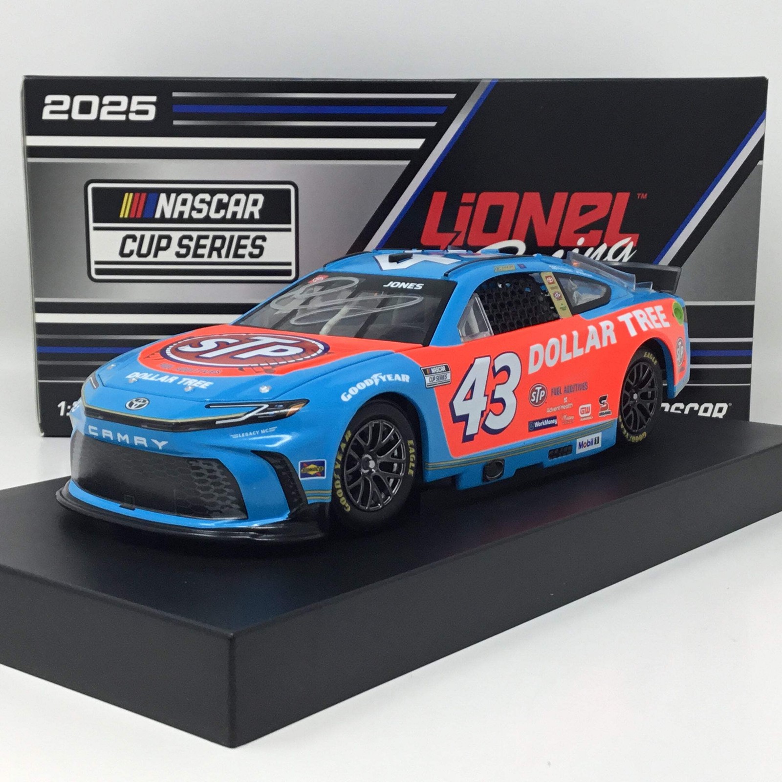 Erik Jones 2025 Dollar Tree / STP Autographed 1:24 Diecast