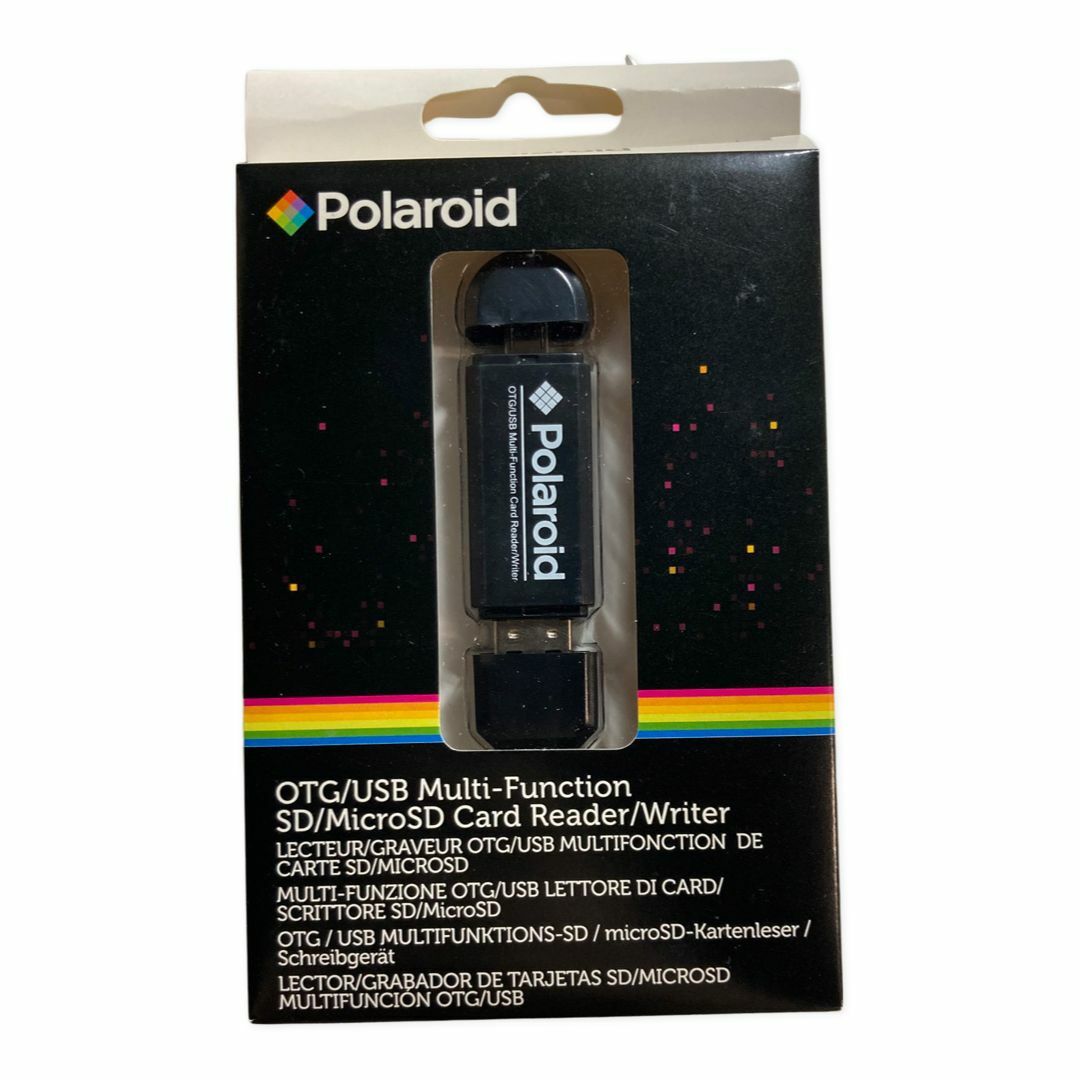 LOT OF 2 Polaroid OTG USB / Micro USB Multi-Function SD / MICRO SD Card Reader