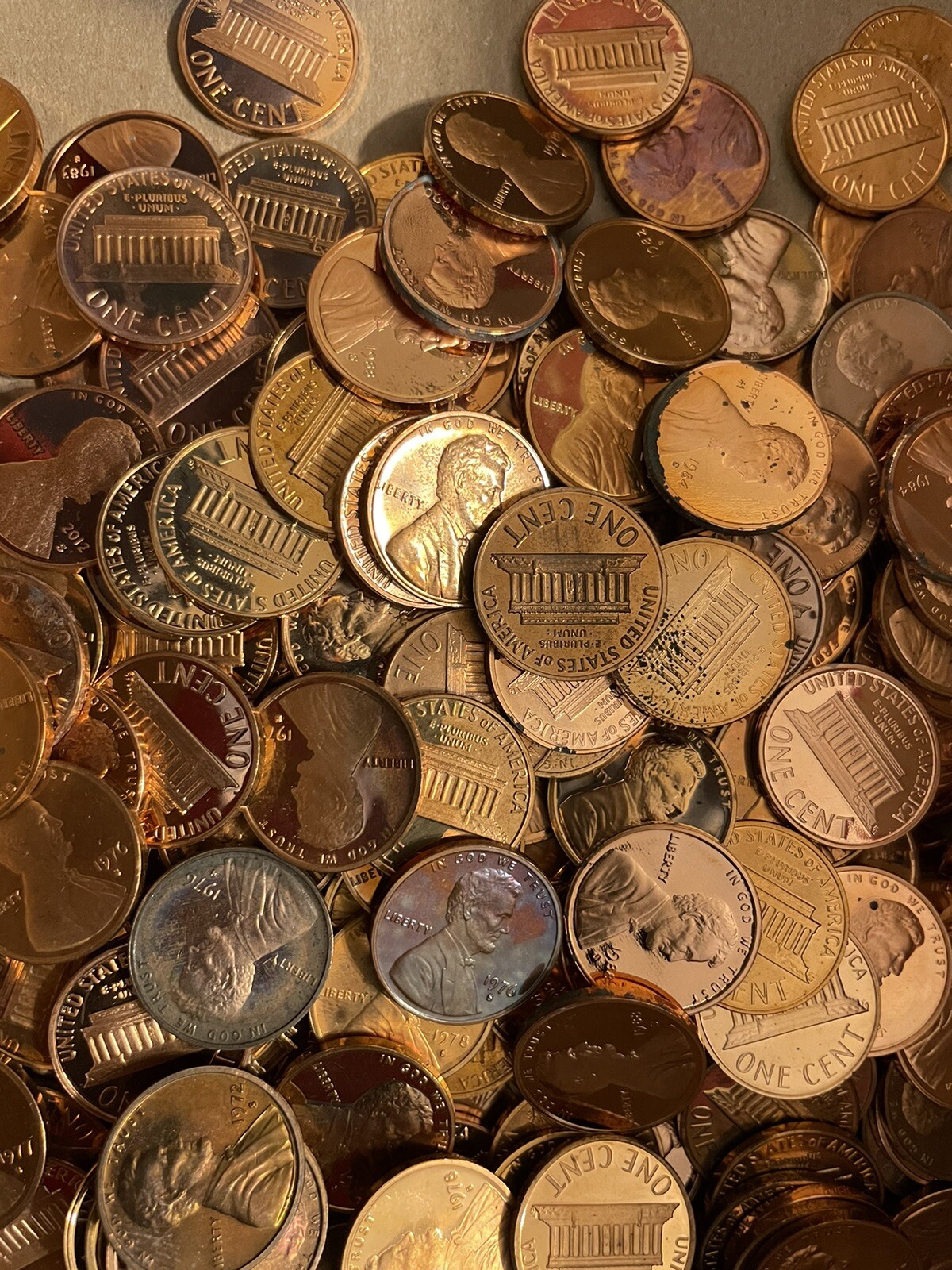 1961~67 P 1968-1989 S Lincoln Penny Roll With Issues Or Defects Selling As Is