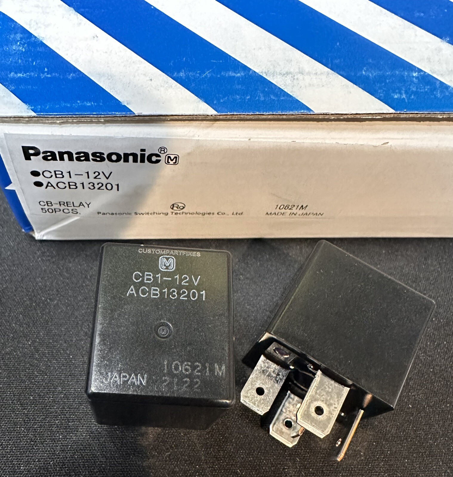 PANASONIC CB1-12V Replacement Relay for Skidoo Ski doo  Ski-Doo SDI 515177672