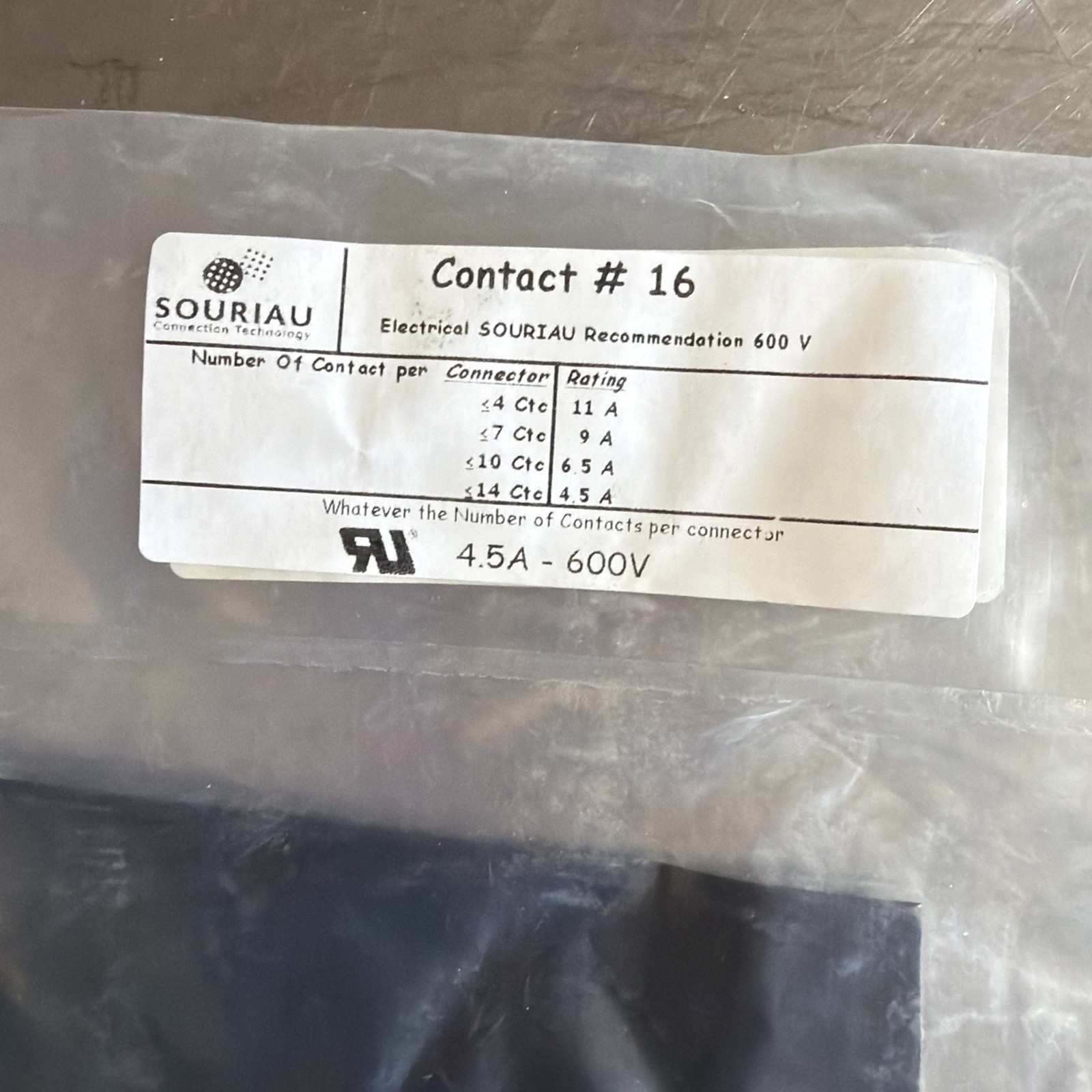 SOURIAU 8ULC-3-JPE / 8ULC3JPE Nos Surplus