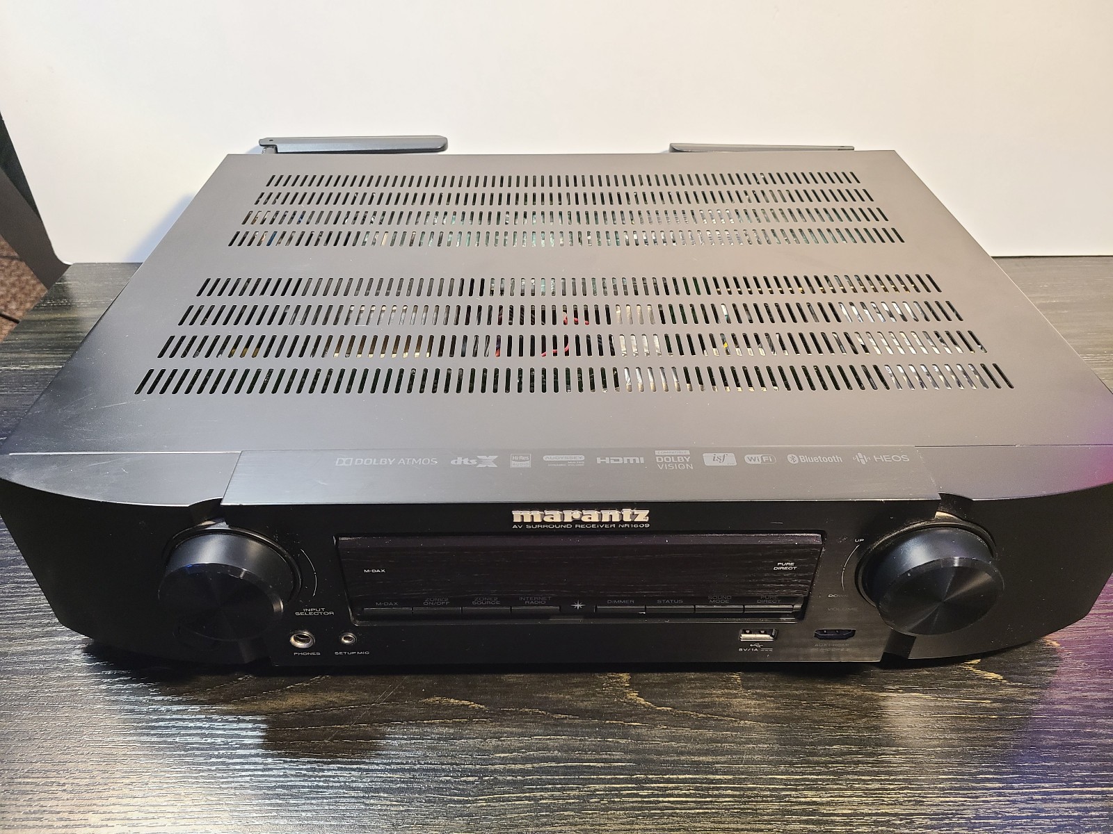 Marantz NR1609 50W 7.2 Channel AV Receiver - Black.  Ready to add perfect sound.