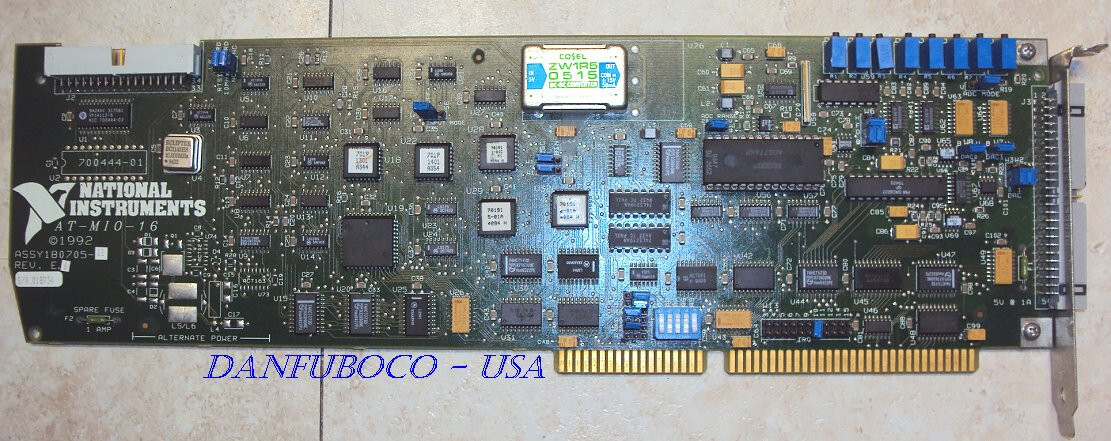 National Instruments  NI AT-MI0-16 multi I/O board for AT ISA Buss computer