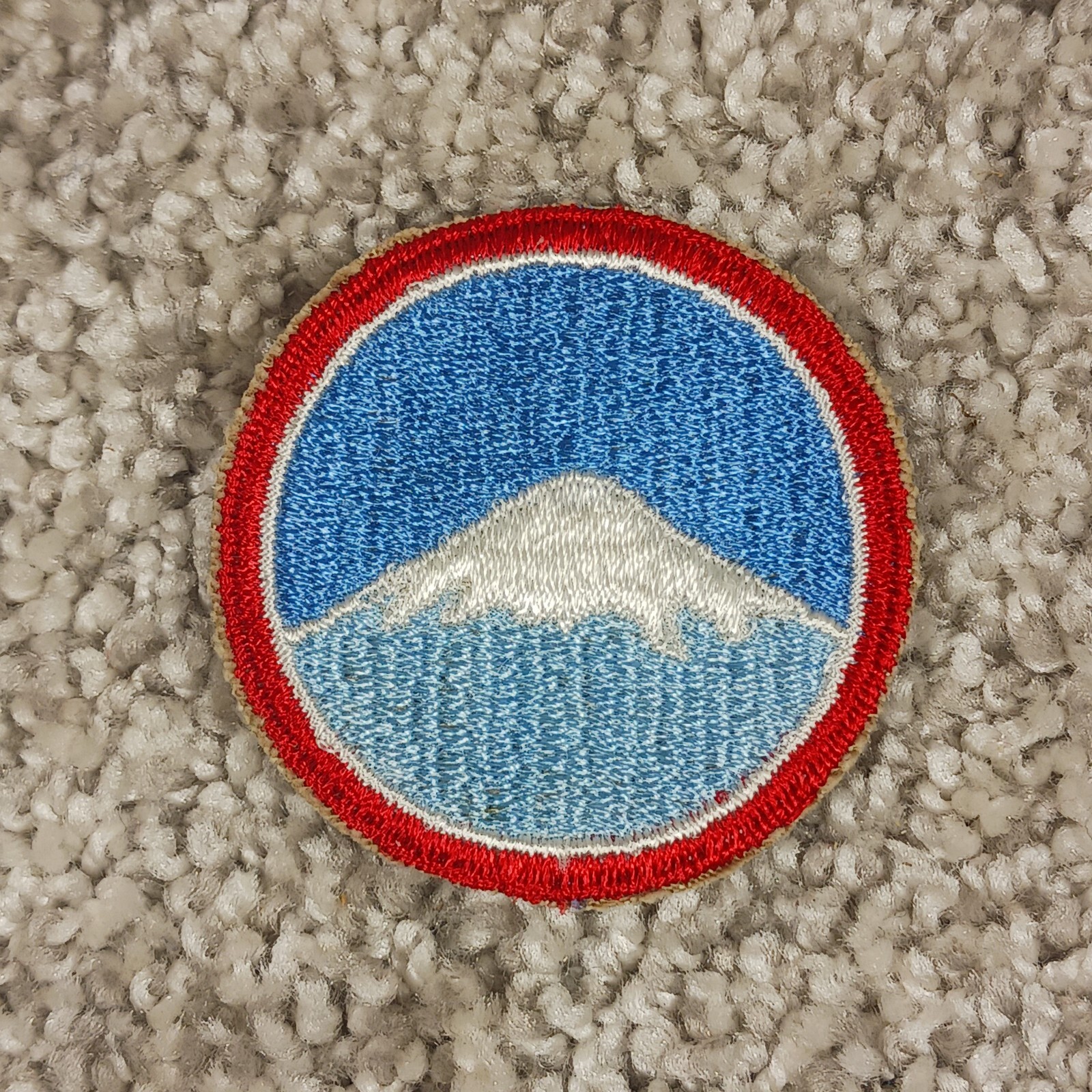 Vintage US Armed Forces Far East Japan Patch WWII Original USAFFE Fuji Mountain