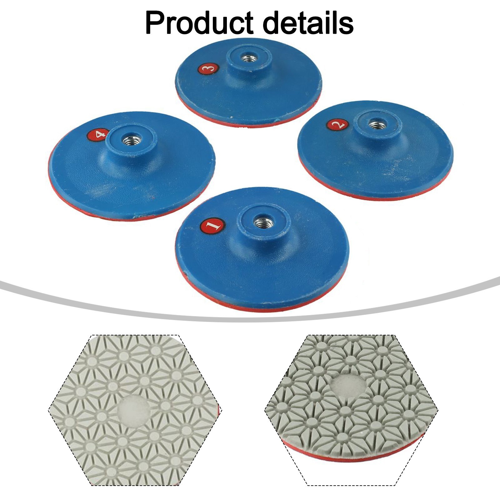 Effective Dry Polishing Pads for 4 Inch For Granite and Marble Surfaces