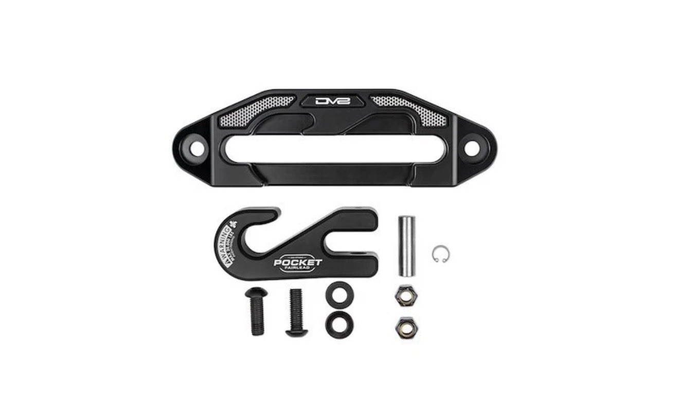 DV8 Offroad WBPF-01 Winch Fairlead For Synthetic Rope Only 20000 Pound Working